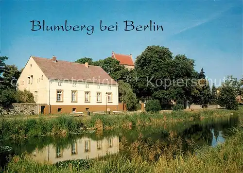 AK / Ansichtskarte Blumberg_Ahrensfelde Am Dorfweiher Blumberg Ahrensfelde
