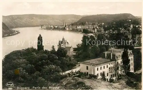 AK / Ansichtskarte Boppard_Rhein Panorama Boppard Rhein
