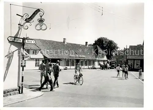 AK / Ansichtskarte Bornholm Ortsmotiv eines Dorfes der Insel Bornholm