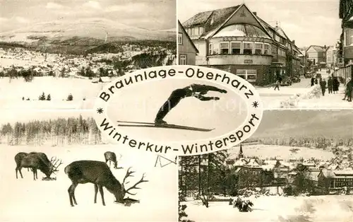 AK / Ansichtskarte Braunlage Winterlandschaften Braunlage