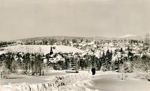 AK / Ansichtskarte Braunlage Jermerstein Viertel Achtermann Winter Braunlage