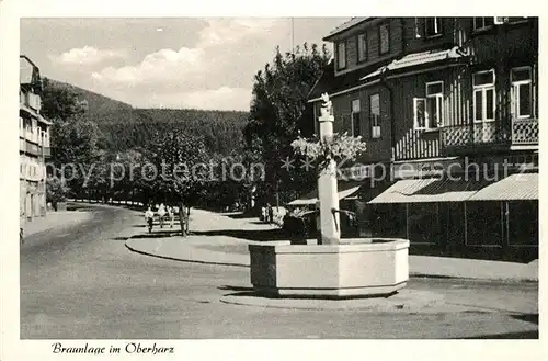 AK / Ansichtskarte Braunlage Brunnen Braunlage