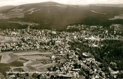 AK / Ansichtskarte Braunlage Fliegeraufnahme Braunlage