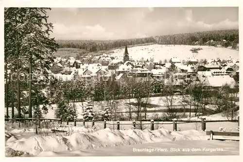 AK / Ansichtskarte Braunlage Winterlandschaft Braunlage