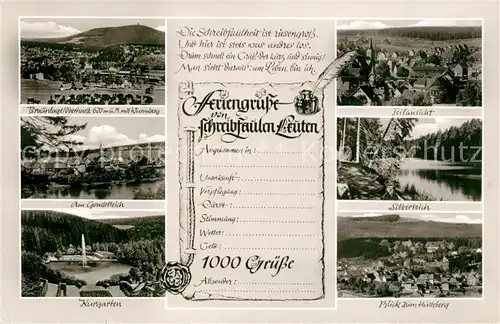 AK / Ansichtskarte Braunlage Gondelteich Kurgarten Wurmberg Braunlage