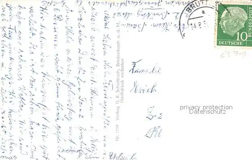 AK / Ansichtskarte Bruttig_Mosel Panorama Moseltal Weinberge Fachwerkhaus Alte Haeuser Gedenkstein Weinprinzessin Bruttig Mosel