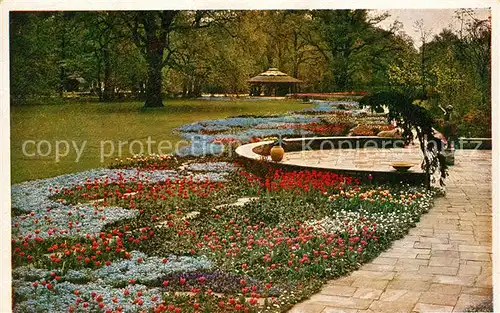 AK / Ansichtskarte Bundesgartenschau Dresden Eichwiese mit Blumenplan  