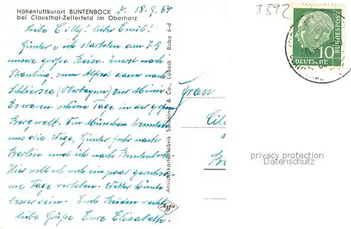 AK / Ansichtskarte Buntenbock Panorama Buntenbock