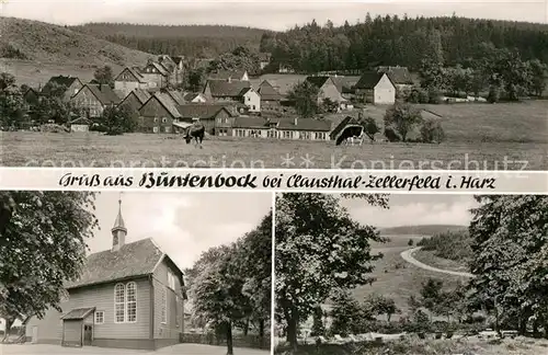 AK / Ansichtskarte Buntenbock Kirche Panorama Buntenbock