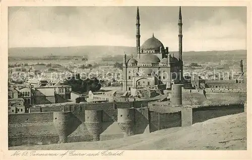 AK / Ansichtskarte Cairo_Egypt Panorama Citadel Cairo Egypt