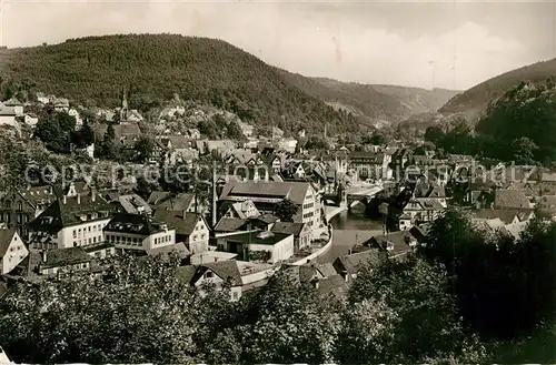 AK / Ansichtskarte Calw Panorama Blick ueber die Stadt Schwarzwald Calw