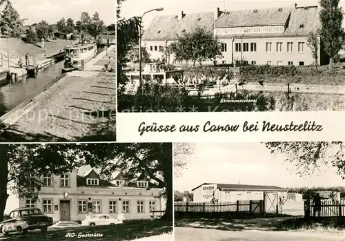 AK / Ansichtskarte Canow Kanal HO Gaststaette Canow