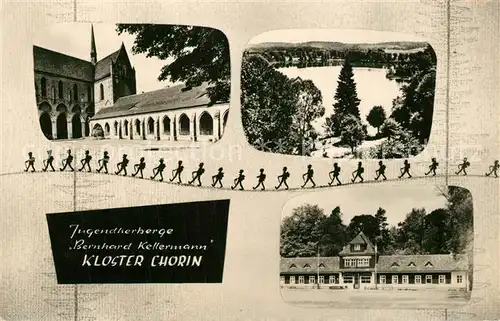 AK / Ansichtskarte Chorin Kloster Chorin Jugendherberge Bernhard Kellermann Chorin
