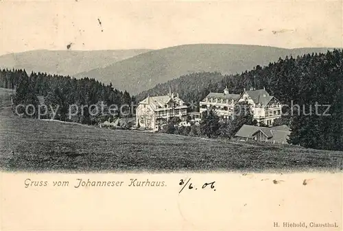 AK / Ansichtskarte Clausthal Zellerfeld Johanneser Kurhaus  Clausthal Zellerfeld