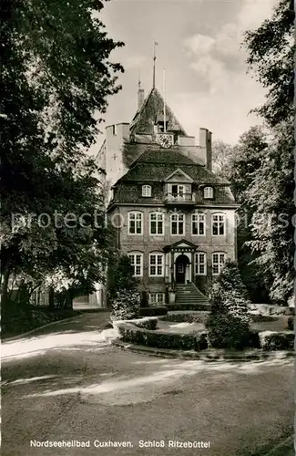 AK / Ansichtskarte Cuxhaven_Nordseebad Schloss Ritzebuettel Cuxhaven_Nordseebad