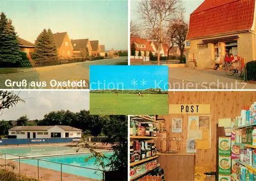 AK / Ansichtskarte Cuxhaven_Nordseebad Oxstedt Schwimmbad Edeka Cuxhaven_Nordseebad