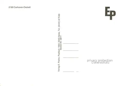 AK / Ansichtskarte Cuxhaven_Nordseebad Oxstedt Schwimmbad Edeka Cuxhaven_Nordseebad