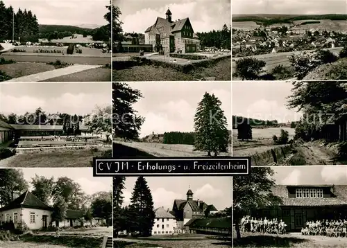 AK / Ansichtskarte Dassel_Solling CVJM Erholungsheim Jugendbegegnungsstaette Tannenwald Panorama Dassel Solling