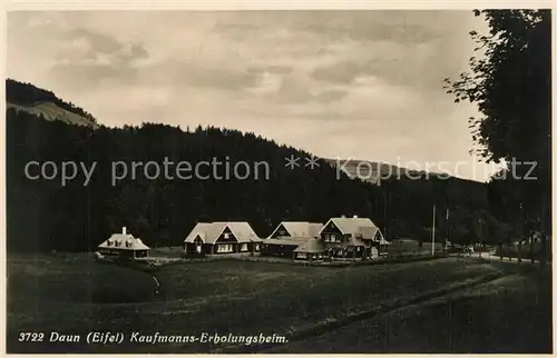 AK / Ansichtskarte Daun_Eifel Kaufmanns Erholungsheim Daun_Eifel