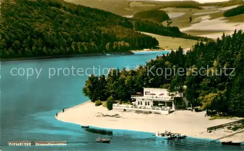 AK / Ansichtskarte Diemelsee Strandterrasse Diemelsee