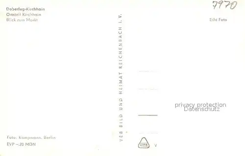 AK / Ansichtskarte Doberlug Kirchhain Markt in Kirchenhain Doberlug Kirchhain