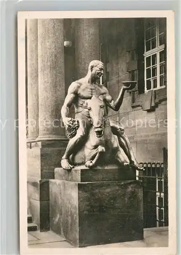 AK / Ansichtskarte Dresden Esel vorm Ratsweinkeller Dresden