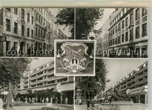 AK / Ansichtskarte Dresden Strasse der Befreiung Details Dresden