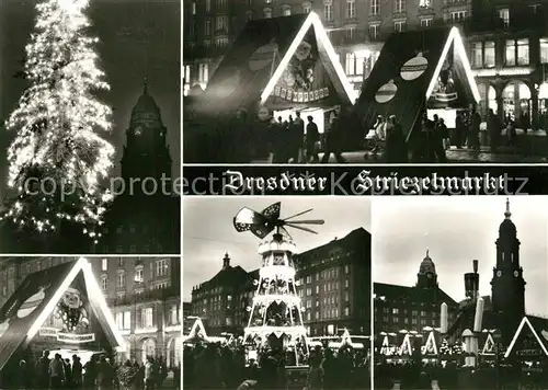 AK / Ansichtskarte Dresden Striezelmarkt Details Dresden