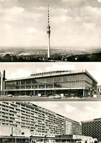 AK / Ansichtskarte Dresden Fernsehturm Kulturpalast Prager Strasse Dresden