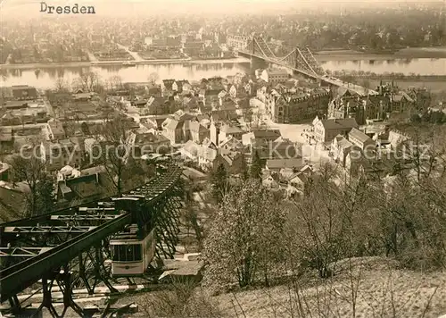 AK / Ansichtskarte Dresden Blick von Loschwitzhoehe Dresden