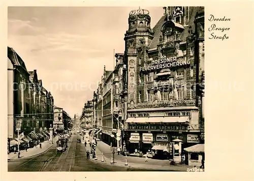 AK / Ansichtskarte Dresden Prager Strasse Dresden