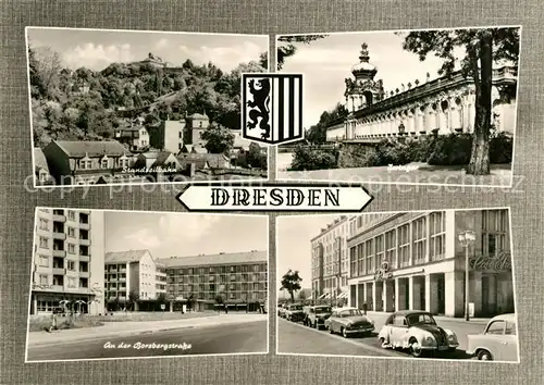 AK / Ansichtskarte Dresden Standseilbahn Zwinger Borsbergstrasse Dresden
