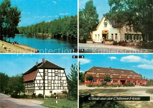 AK / Ansichtskarte Duebener_Heide Langer See Heidegasthof Zum Wachtmeister HO Heidegaststaette Duebener Heide