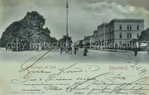 AK / Ansichtskarte Duesseldorf Heroldstrasse Post Duesseldorf