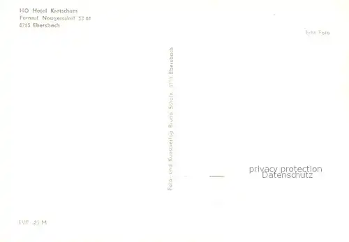 AK / Ansichtskarte Ebersbach Neugersdorf HO Hotel Kretscham Ebersbach Neugersdorf