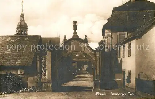 AK / Ansichtskarte Ebrach_Oberfranken Bamberger Tor Ebrach Oberfranken