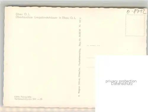 AK / Ansichtskarte Eibau Oberlausitzer Umgebindehaeuser Eibau