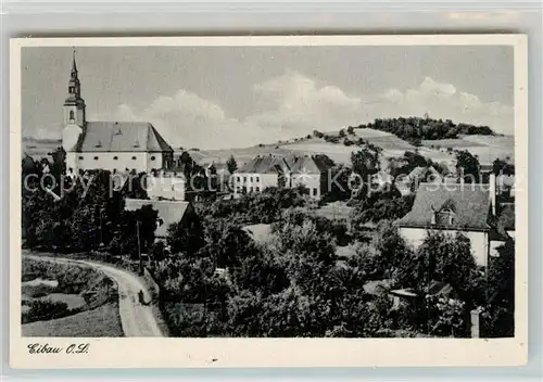 AK / Ansichtskarte Eibau Teilansicht mit Kirche Eibau