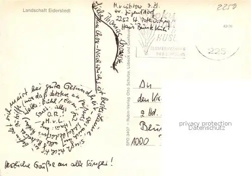 AK / Ansichtskarte Eiderstedt Panoramakarte Eiderstedt