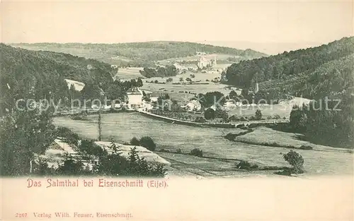 AK / Ansichtskarte Eisenschmitt Landschaftspanorama Salmtal Eisenschmitt