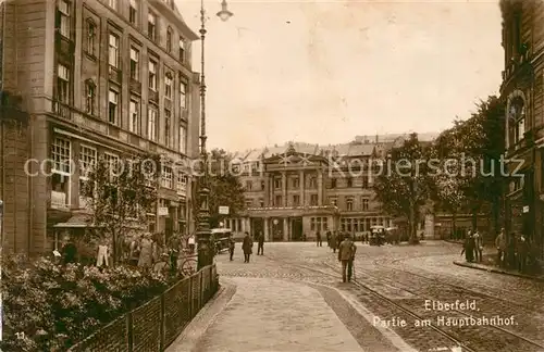 AK / Ansichtskarte Elberfeld_Wuppertal Hauptbahnhof Elberfeld Wuppertal