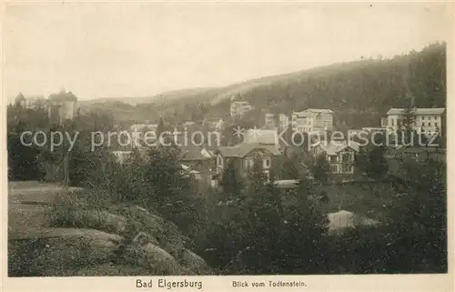 AK / Ansichtskarte Elgersburg Panorama vom Todtenstein Elgersburg