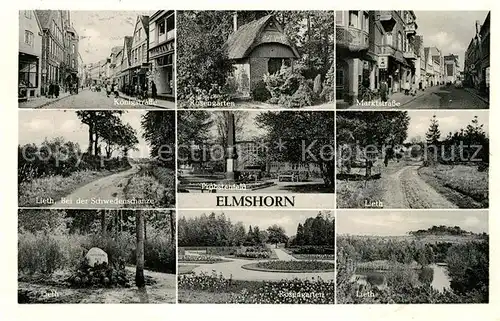 AK / Ansichtskarte Elmshorn Lieth Rosengarten Koenigstrasse Elmshorn
