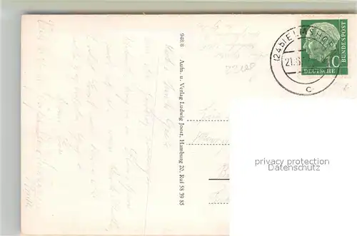 AK / Ansichtskarte Elmshorn Hafen Kolpinthaus Jugendherberge Krankenhaus Lyzeum  Elmshorn