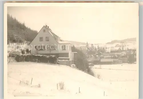 AK / Ansichtskarte Elsoff_Wittgenstein Gaestehaus Pension Winterlandschaft Elsoff_Wittgenstein