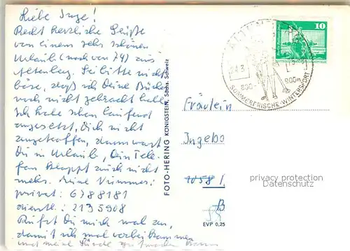 AK / Ansichtskarte Erzgebirge_Region Osterzgebirge mit Zinnwald Geising Altenberg Waldschaenke Raupennest Erzgebirge Region