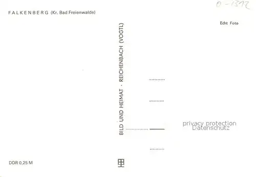 AK / Ansichtskarte Falkenberg_Mark HOG Carlsburg FDGB Erholungsheim Zum Falken Karl Marx Strasse Falkenberg Mark