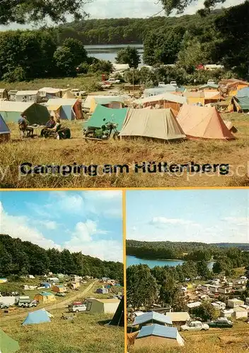 AK / Ansichtskarte Feldberg_Mecklenburg Campingplatz Huettenberg Feldberg_Mecklenburg