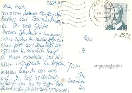 AK / Ansichtskarte Feldberg_Mecklenburg Badesteg Fliegeraufnahme Spielplatz Feldberg_Mecklenburg