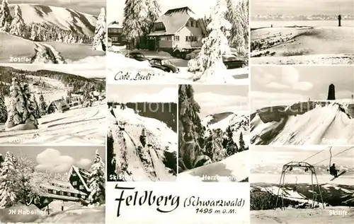 AK / Ansichtskarte Feldberg_Schwarzwald und Umgebung Winterpanorama Feldberg Schwarzwald